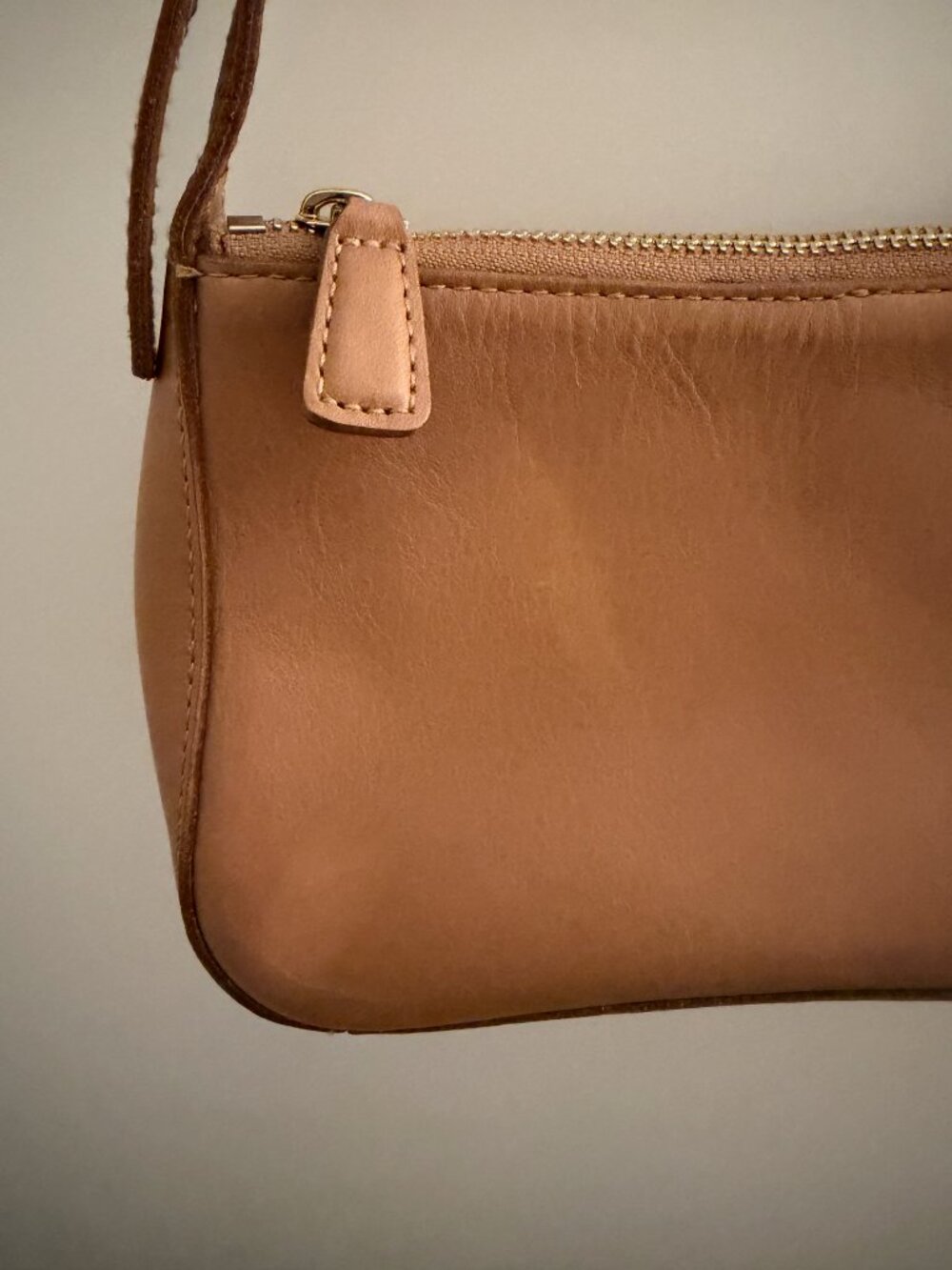 Madewell Tan Leather Shoulder Bag - Picture 5 of 6